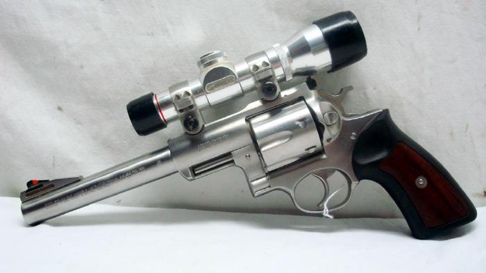 44 magnum revolver with scope. REDHAWK 44 MAGNUM REVOLVER