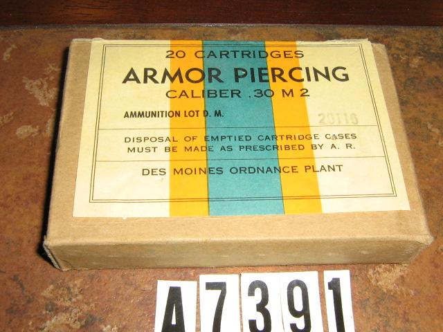 Des Moines Ordnance 1942 Armor Piercing Ammo