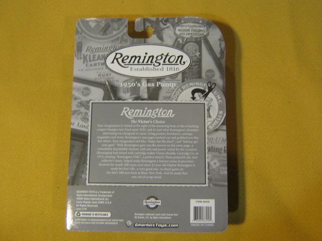 gas pump gun. 1950s Remington Gas Pump whitelue New in Package - Picture 2